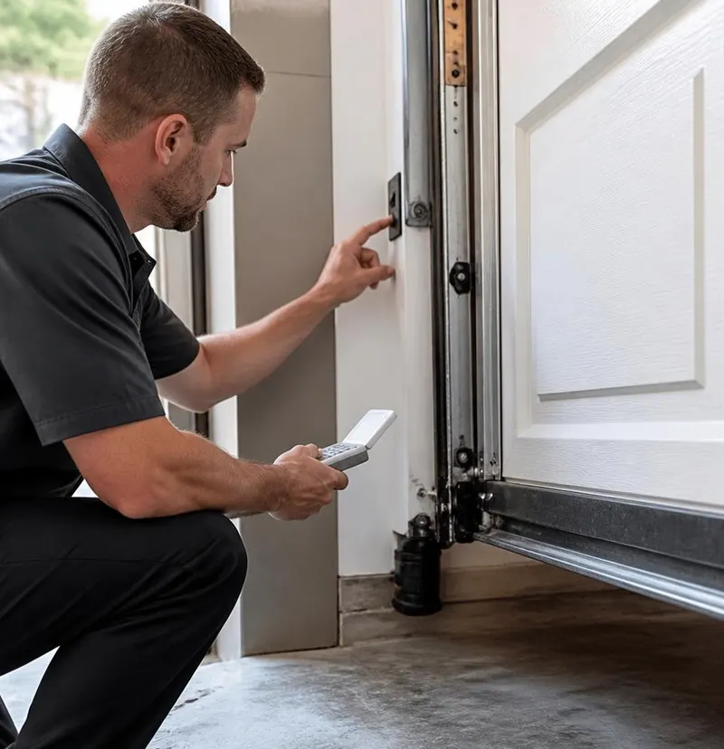 Off Track Door Repair in Lake Panasoffkee